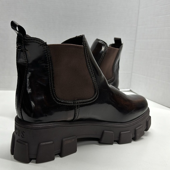 Circus by Sam Edelman Darielle Platform Lug Sole Boots Chestnut Brown Size 11 - Picture 6 of 9